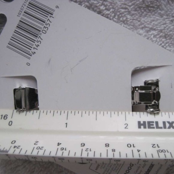 1 Goody Amelia Fashionow Rhinestone Diamond Fancy Metal Hair Barrette Silver Pew - Picture 6 of 8